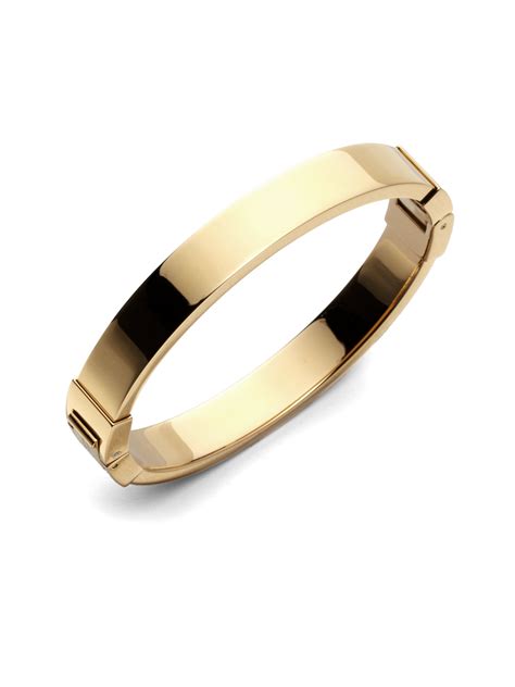 michael kors gold belt bangle|michael kors adjustable bracelet.